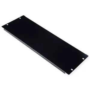 Blank panel ROLINE 19-inch 4U black Steel 480mm
