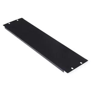 Blank panel ROLINE 19-inch 3U black steel 480mm