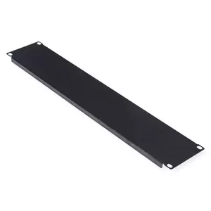 Blank panel ROLINE 19-inch 2U black steel 480mm