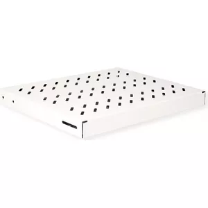 Shelving unit ROLINE 19" shelf 1U depth 35 mm load 5 kg gray