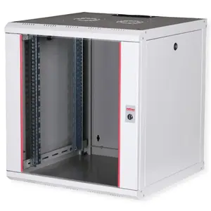 Wall-mounted 19-inch rack ROLINE Pro 12U, 600x600 mm, IP20, grey