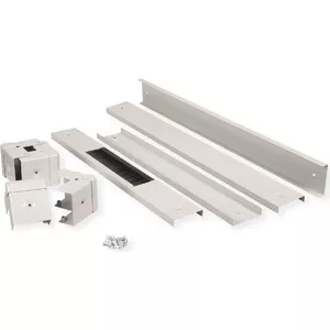 Rack base ROLINE 800 x 1000 mm grey — floor support for 19" network cabinets