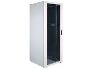 19-inch Network Cabinet ROLINE Pro 42U, 800×800 mm, glass door, grey