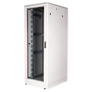 Network Cabinet ROLINE 19-inch Pro 42U, freestanding rack 800x1000 mm, glass door, grey, 600 kg