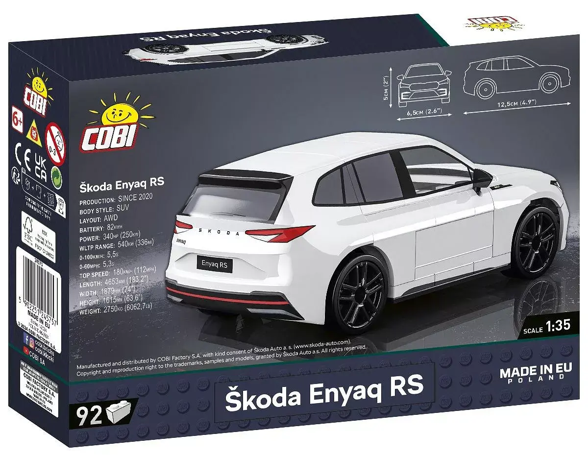 Cobi Škoda Enyaq RS building blocks 92 pcs Photo 5