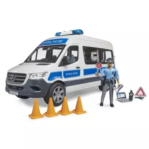 Полицейская машина BRUDER MB Sprinter с модулем света и звука