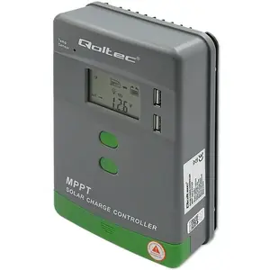 Контроллер заряда солнечной батареи QOLTEC MPPT 20A 12V/24V с 2×USB