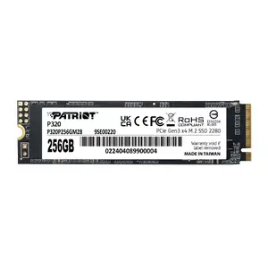 M.2 NVMe SSD PATRIOT P320 256 GB PCIe Gen3 x4 2280, 2200/1200 MB/s, TBW 120
