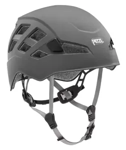 Safety helmet Petzl Boreo Grey — hard shell ABS, snap buckle fit system