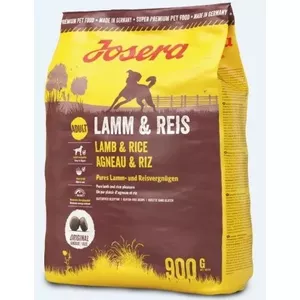 Корм для собак Josera Lamb & Rice 900 г Взрослый ягненок рис
