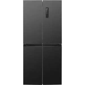 Side-by-Side Refrigerator Bomann KG 7358 — 362 L (237 L fridge / 125 L freezer), Black, Freestanding