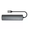 USB-C centrmezgls FIXED FIXHU-P-GR — 6 porti Photo 2