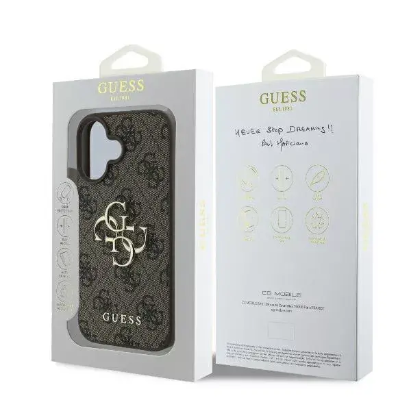 Чехол Guess PU 4G Metal Logo для Apple iPhone 16 Pro Photo 2