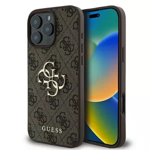 Чехол-накладка Guess 4G Big Logo для iPhone 16 Pro Max 6.9" коричневый