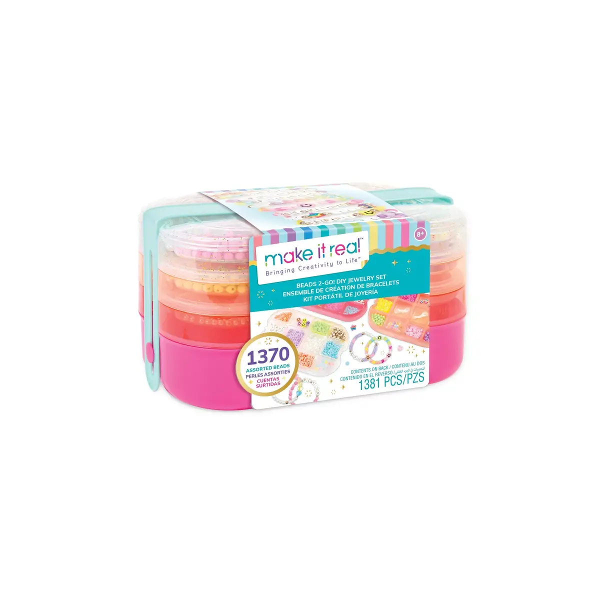 Детская коробка с бусинами Make it Real Beads 2 Go! Photo 3
