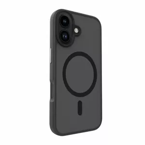 Phone case Evelatus Hybrid Case for iPhone 16 — PC + TPU, Black, MagSafe compatible