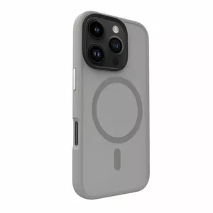 Гибридный чехол Evelatus для iPhone 16 Pro с MagSafe — PC + TPU, серебристый
