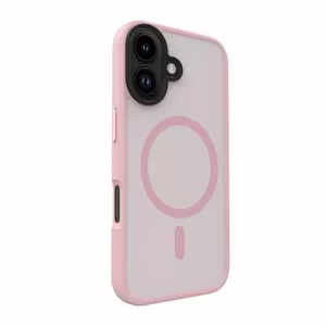 Гибридный защитный чехол Evelatus для iPhone 16 — розовый, задняя панель PC, каркас TPU, совместим с MagSafe