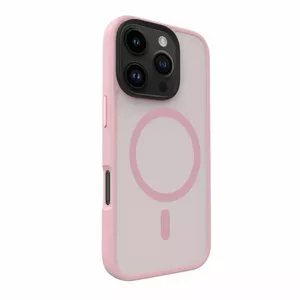 Phone case Evelatus Hybrid for iPhone 16 Pro, pink, PC + TPU, MagSafe compatible