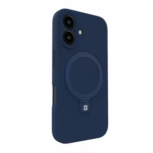 Чехол Soft Touch Silicone Evelatus для Apple iPhone 16 — Premium MagSafe, тёмно‑синий