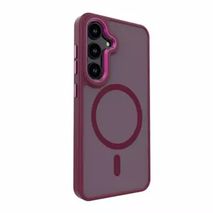 Чехол Evelatus для Samsung Galaxy S24 матовый красный с поддержкой MagSafe