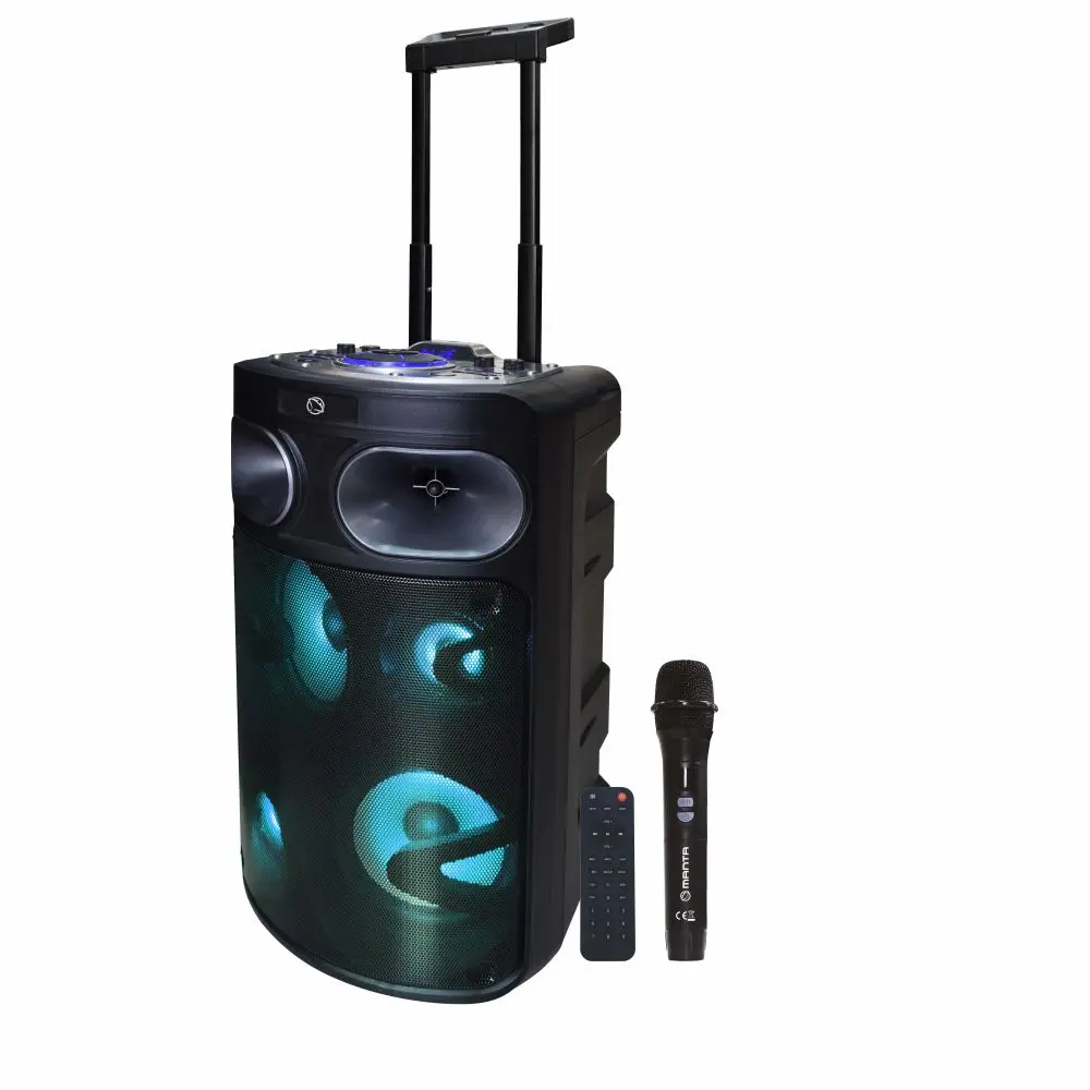 Pārnēsājams Bluetooth karaoke skaļrunis MANTA SPK0803B140
