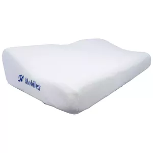 Ortopēdiska spilvens Mobilex SoftSleep L, ergonomisks putu dizains, 500×300×120 mm, blīvums 50 kg/m³