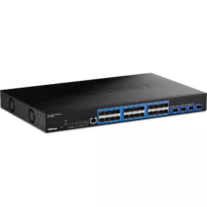 TRENDnet Layer 2 Managed Switch TL2-F70284 — 28-port SFP, rack-mountable