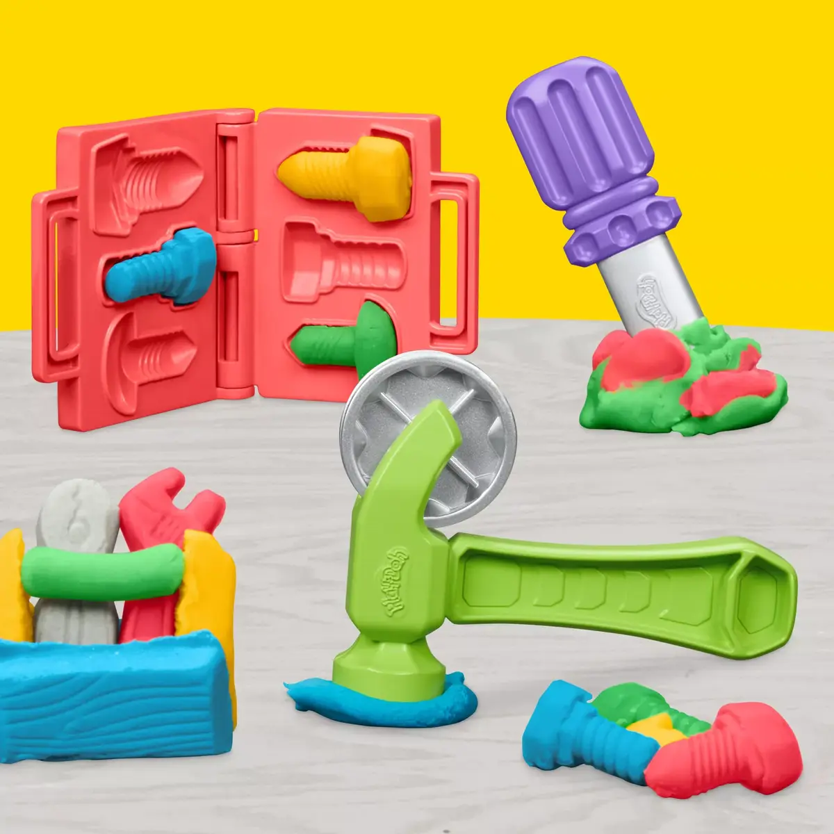 Верстак Play-Doh Stamp & Saw Tool Bench Photo 14