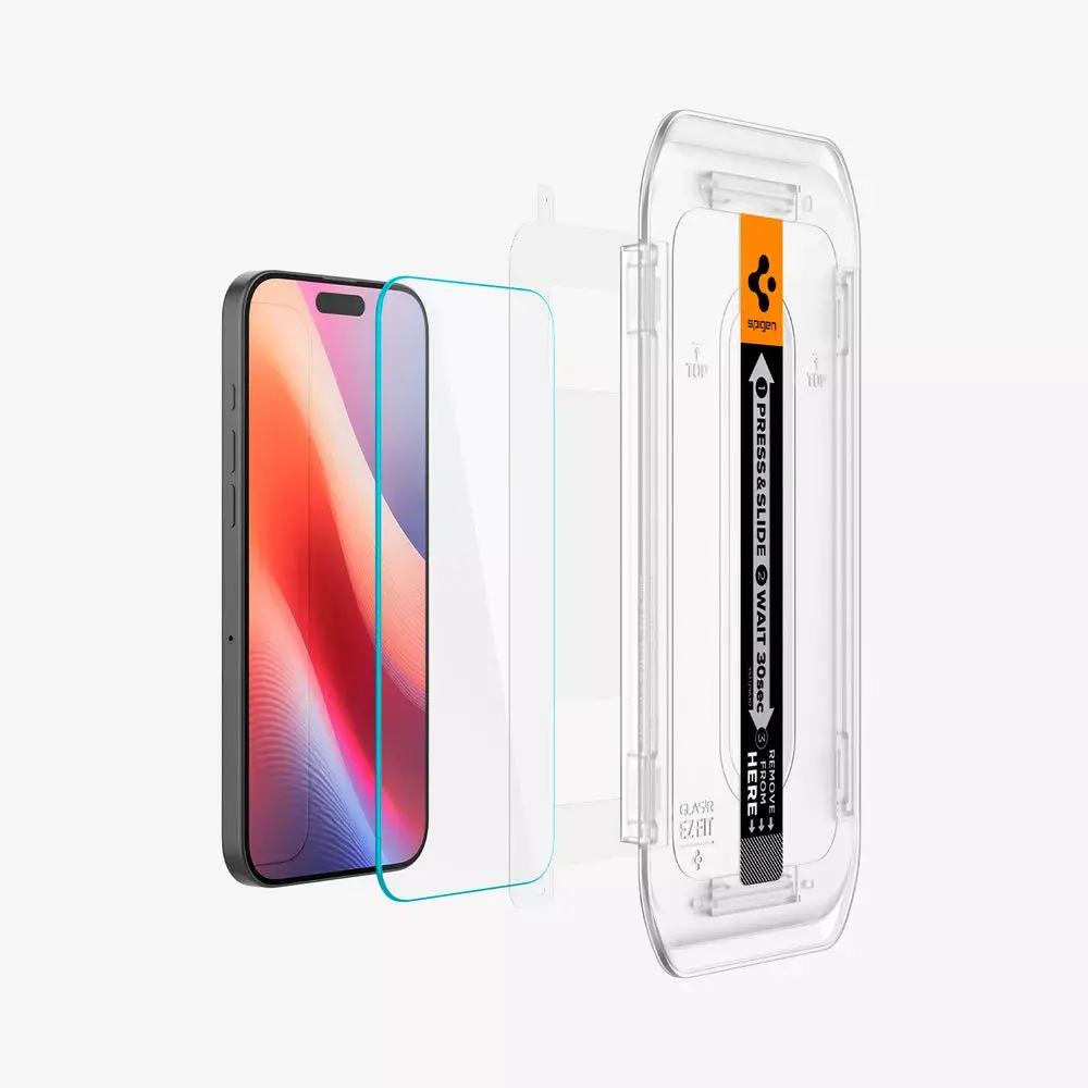 Ekrāna aizsargs Spigen GLAS.tR EZ Fit Apple iPhone 16 Pro Photo 3