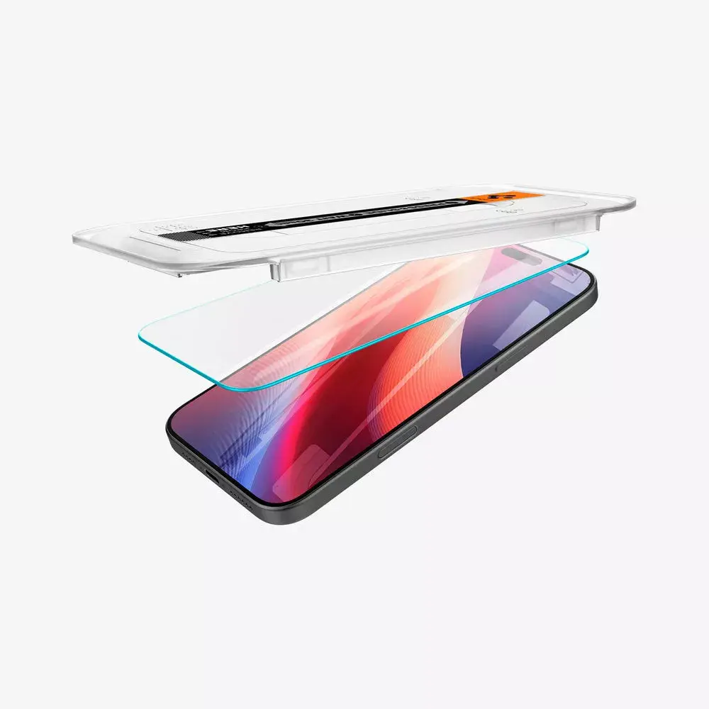 Ekrāna aizsargs Spigen GLAS.tR EZ Fit Apple iPhone 16 Pro Photo 5
