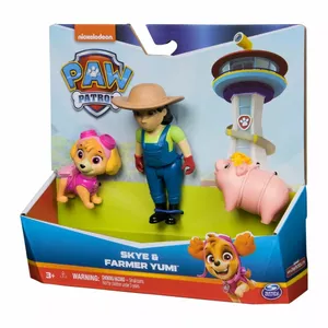 Figure set Spin Master PAW Patrol — Skye, Farmer Yumi & Piggie, multicolour, for ages 3+
