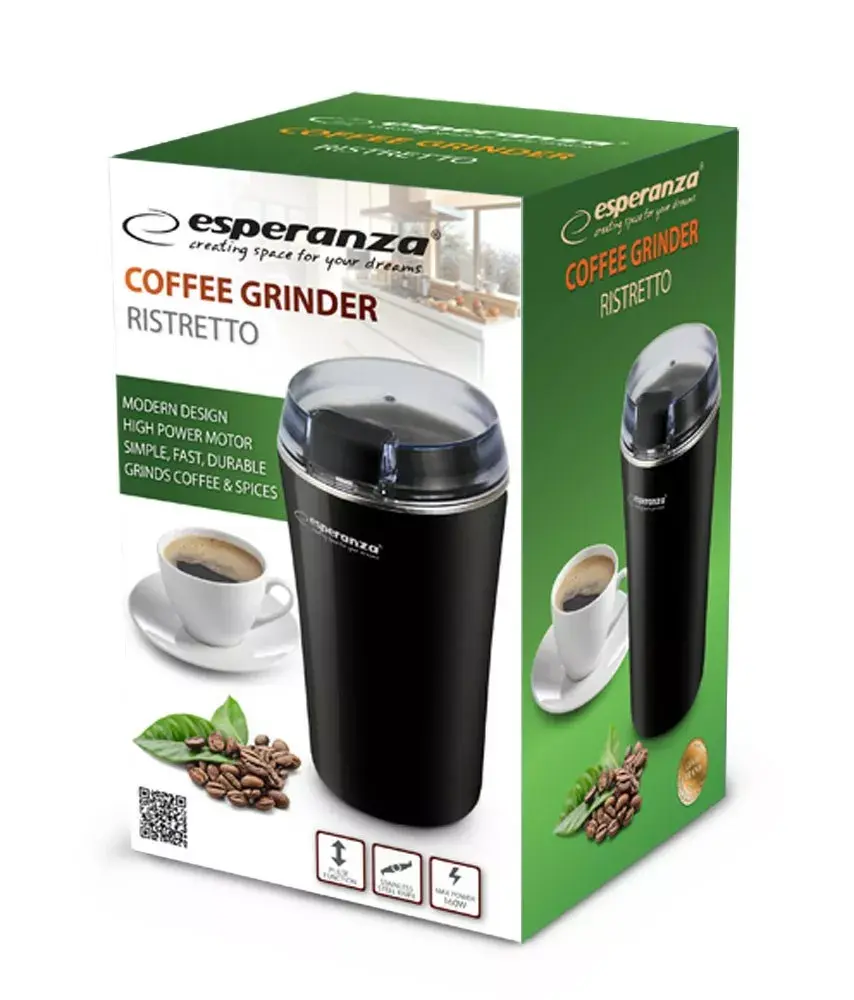 ESPERANZA EKC008K blade coffee grinder — 160 W Photo 2