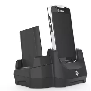 Freestanding charging station organizer Zebra CRD-TC5X-2SETH-02 Plastic Black