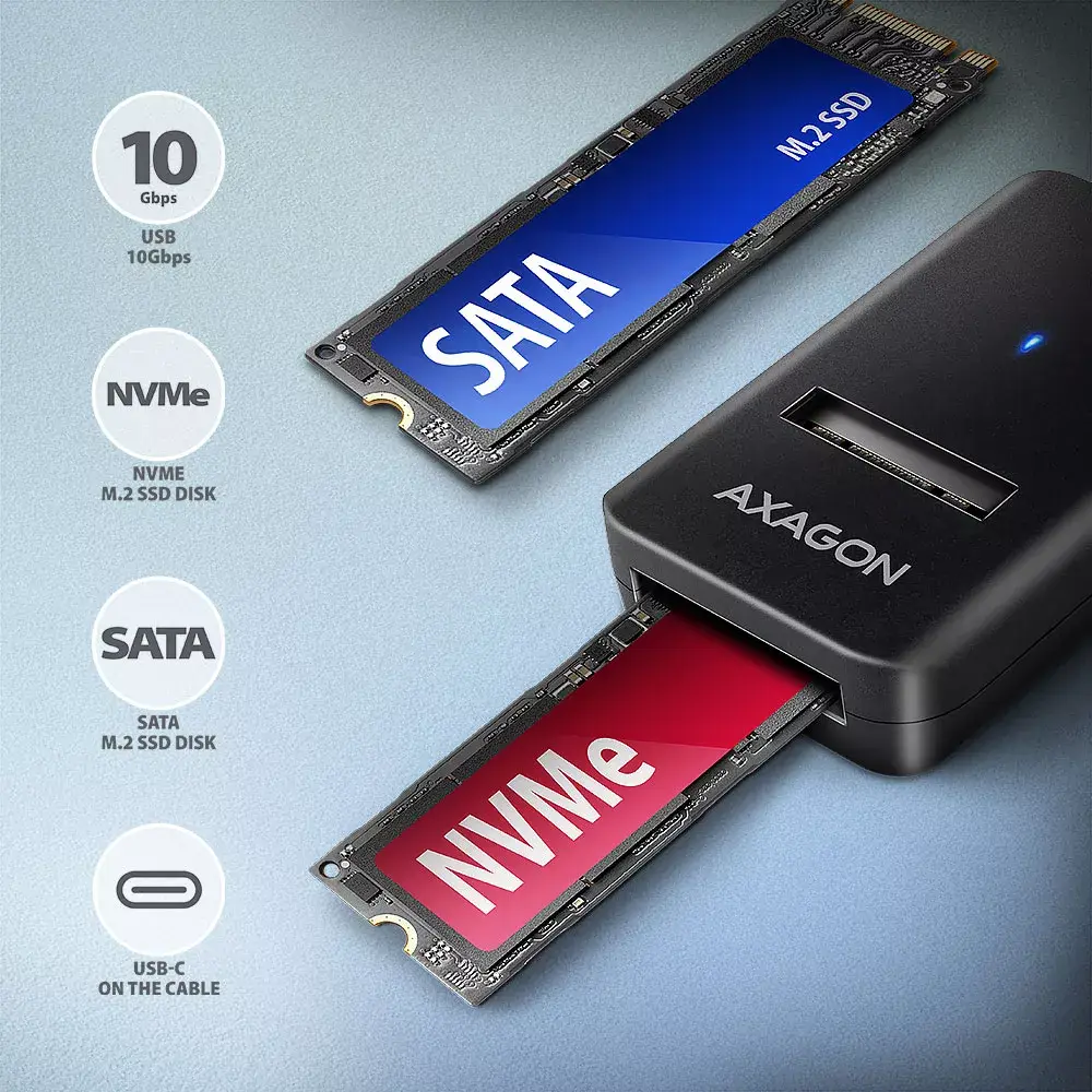 Axagon ADM2-CM USB-C adapteris Photo 2