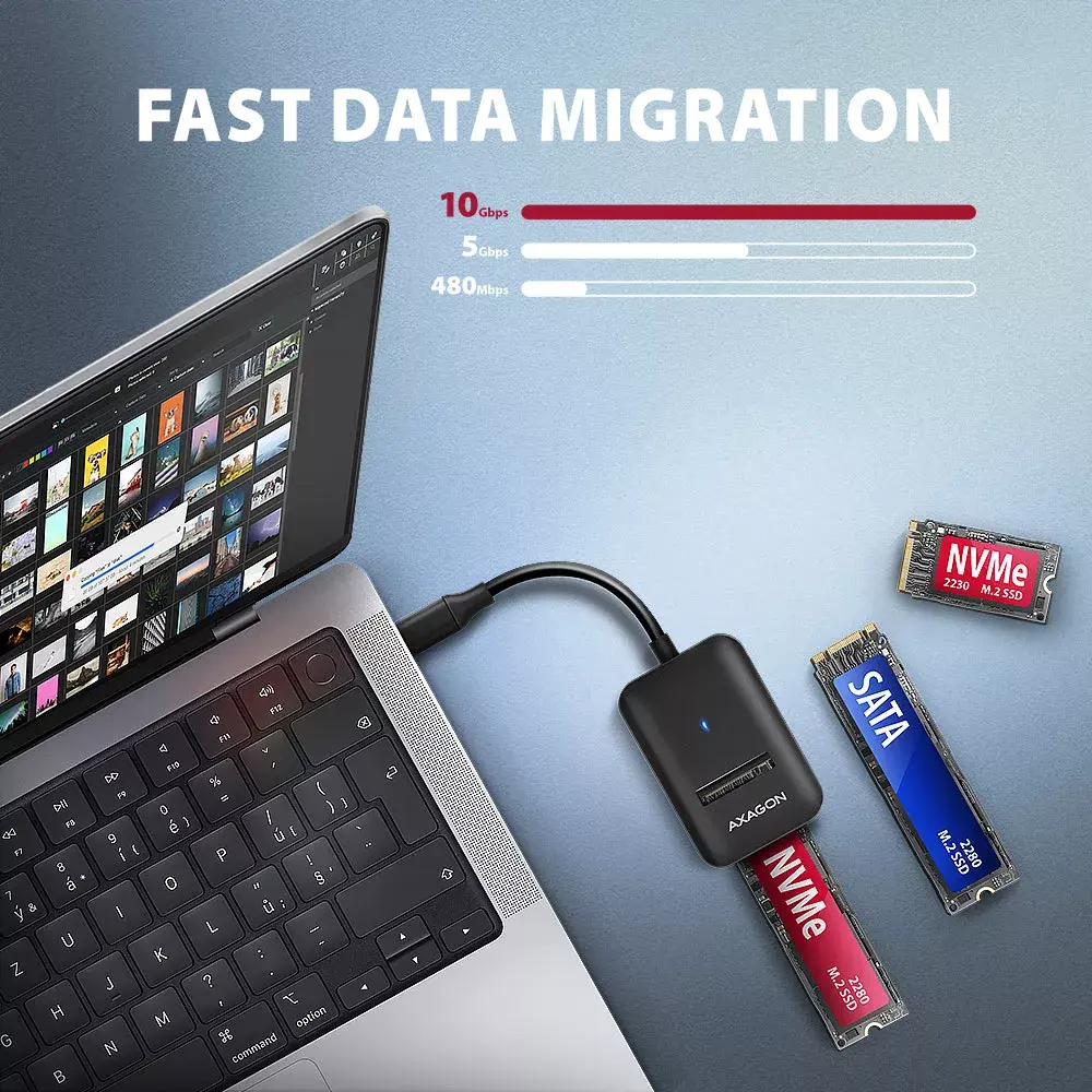 Axagon ADM2-CM USB-C adapteris Photo 3
