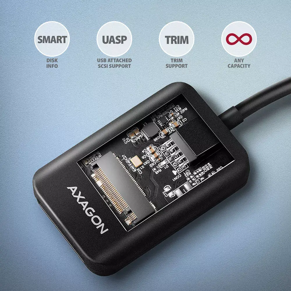 Axagon ADM2-CM USB-C adapteris Photo 4