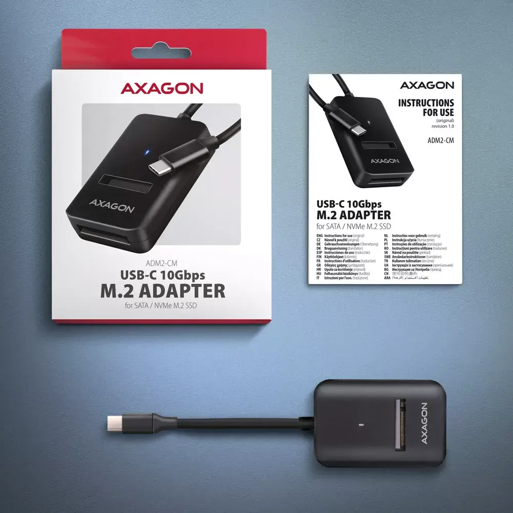 Axagon ADM2-CM USB-C adapteris Photo 6