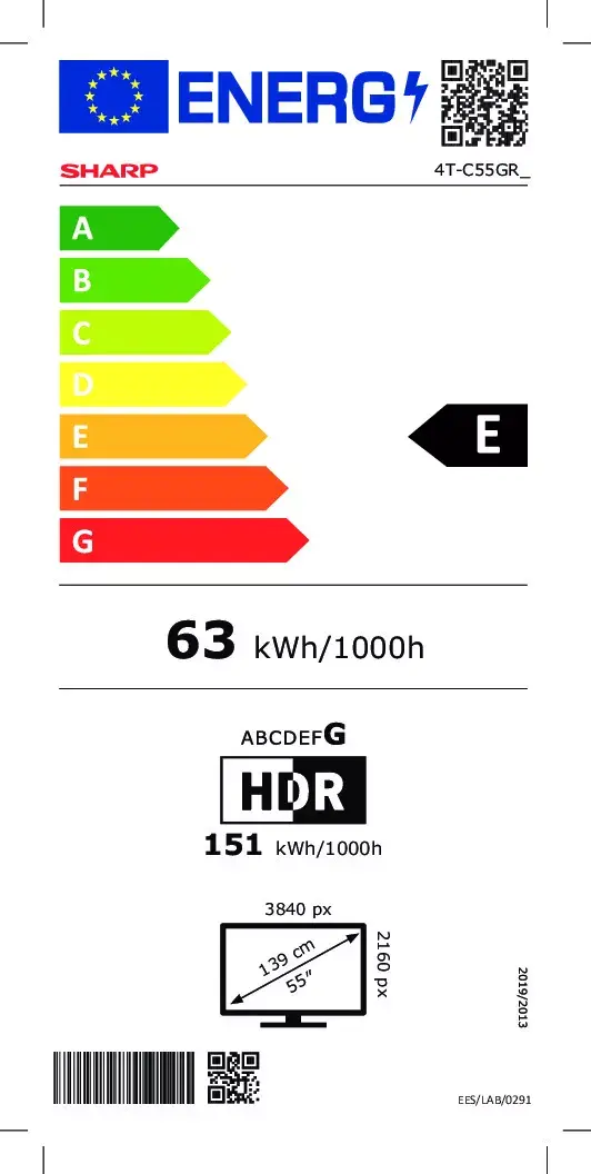 Television Sharp 55GR8265E Photo 3