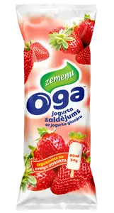 Oga Strawberry Yogurt Ice Cream in Yogurt Glaze 54g