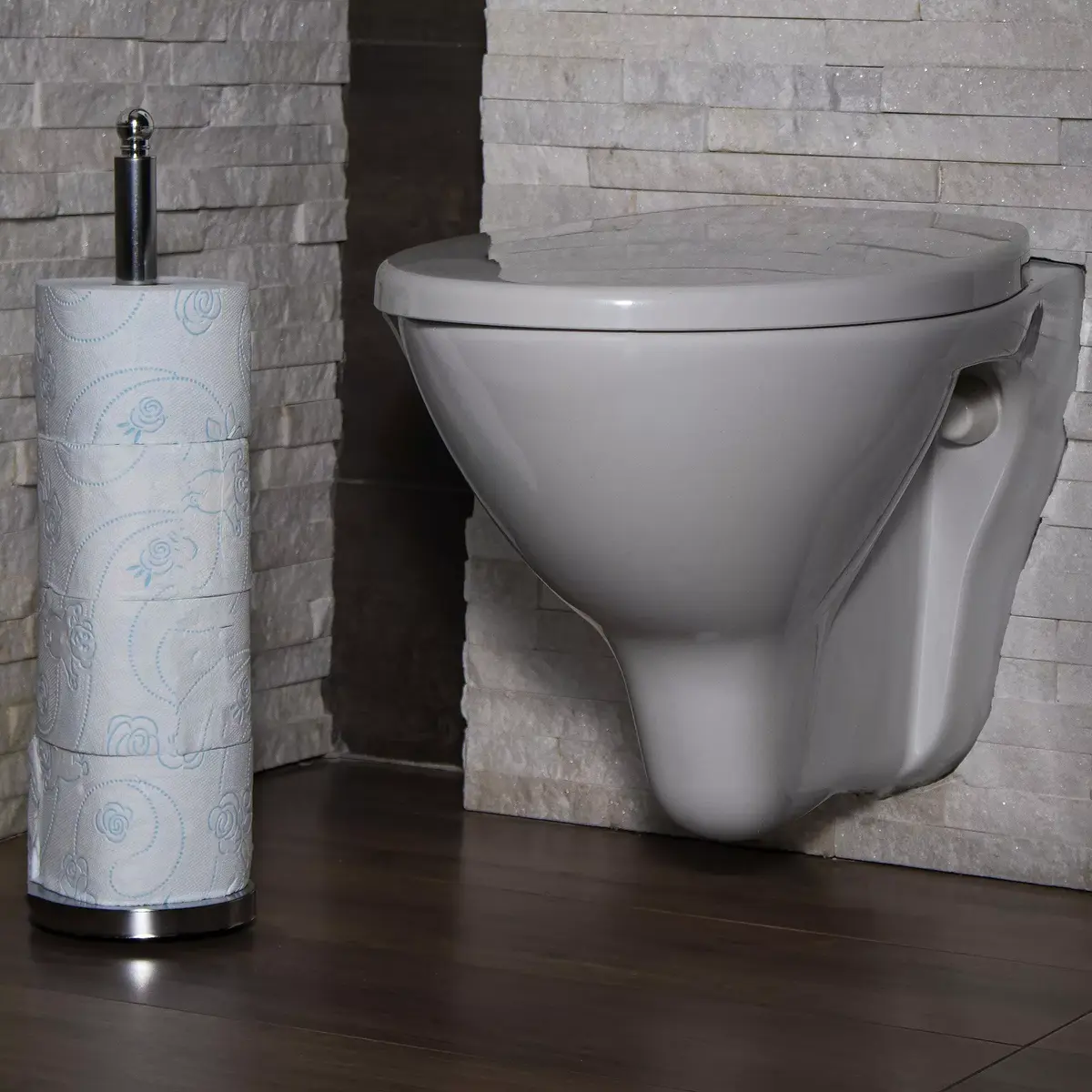 Springos TS0003 Toilet Paper Holder Stand Photo 3