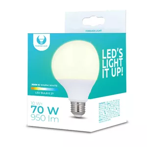 LED spuldze Forever Light RTV003626 10W 3000K, energoefektivitātes klase F