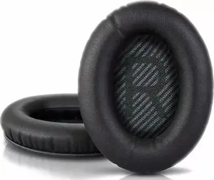 Austiņu spilventiņi nomaiņai Bose QC2 QC15 QC25 QC35 AE2, Mozos — melni