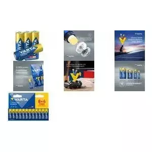 Алкалиновые батарейки AA Varta LONGLIFE Power 12 шт (MPN 4906121772)