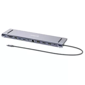 Dock/Hub Manhattan USB-C 10 Ports 4K 60Hz Power Delivery