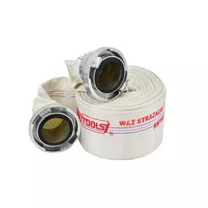 Garden water hose AWTools 2" x 15 m, firefighting type, 8 bar, with connectors