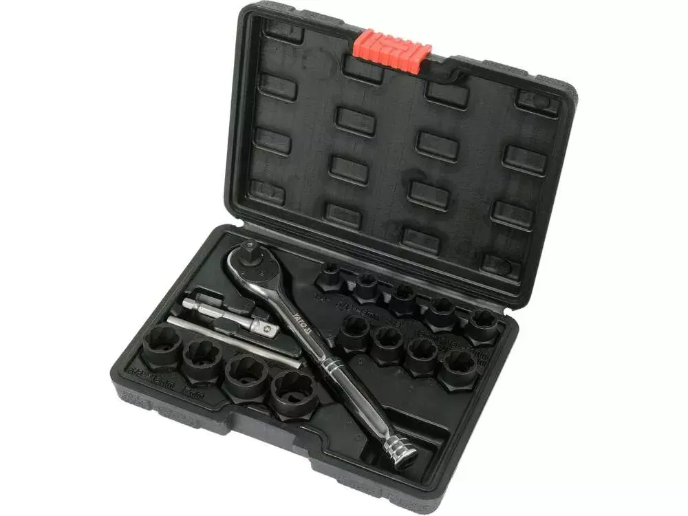 YATO YT-05897 Screw/Bolt Extractor Set 16 pcs Photo 2
