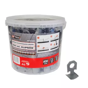 AWTOOLS AW30366 фиксатор шва для укладки напольных покрытий 400 шт