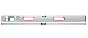 Plumb and Level Rod Słowik L31 300 cm with Handles — Masonry Measuring Staff