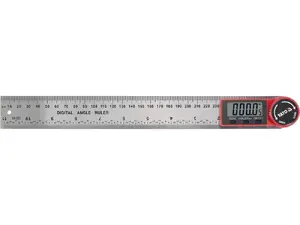 Digital angle measurer YATO YT-71004, measurement range 0–360°, length 300 mm